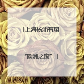上海杨浦有扇“欧洲之窗”